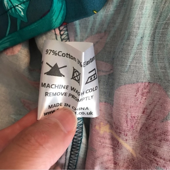 NWT Colectif Kiana Tropico Pencil Dress Pin Up Retro - Picture 10 of 12